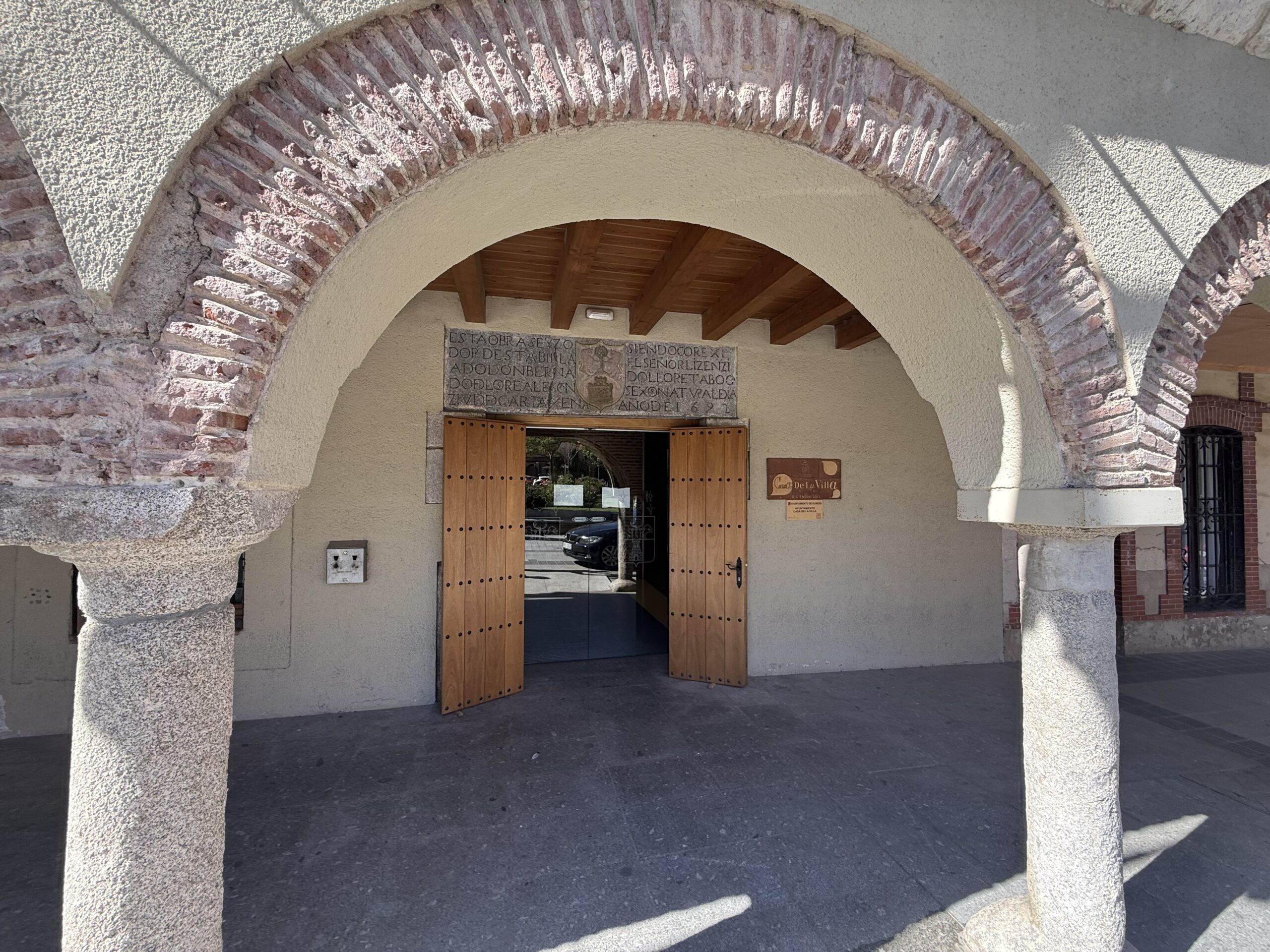 Entrada a la casa de la villa, una de las siete casas de Olmedo