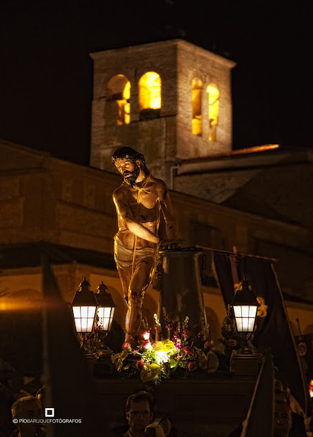 Representación de Jesús usada durante la semana santa Olmedana