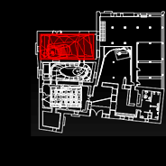 Mapa de la sala 4 del palacio del caballero