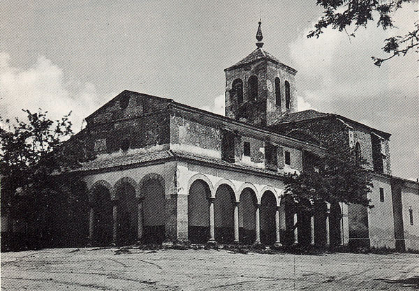 Foto antigua del monumento la iglesia de Santa María