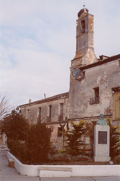 Foto antigua de la Torre del reloj