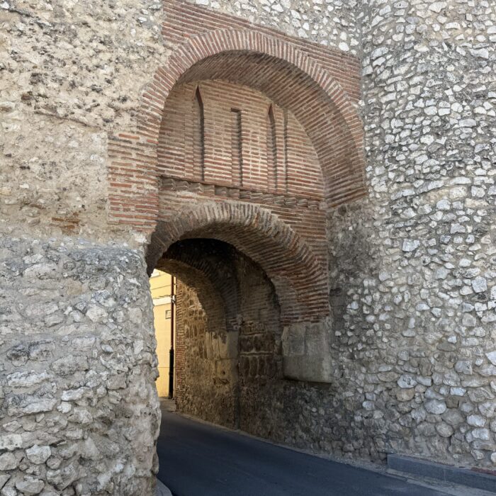 Forografia del arco de la villa, uno de los arcos de Olmedo