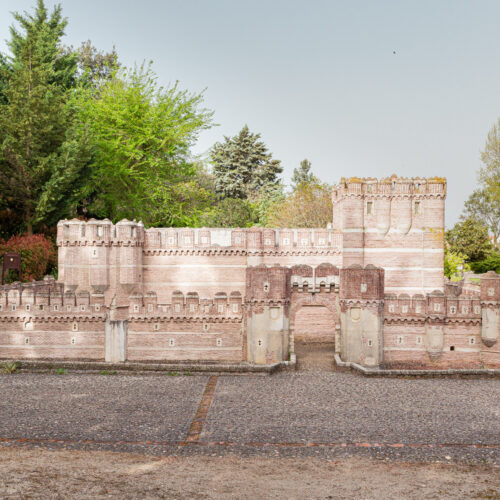 Imagen de la replica del Castillo de Coca