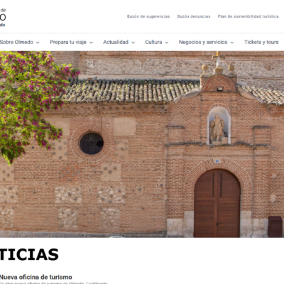 Página de inicio olmedo web