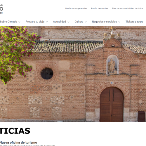 Página de inicio olmedo web
